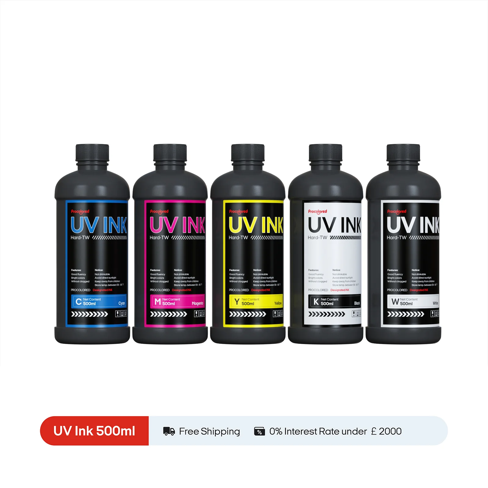 Procolored Ink for UV Printer 500ml - Image 5